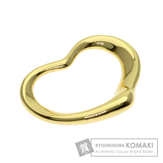 TIFFANY&Co. Open heart Pendant top K18 Yellow Gold Ladies [Used]
