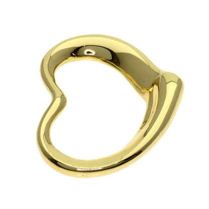 TIFFANY&Co. Open heart Pendant top K18 Yellow Gold Ladies [Used]