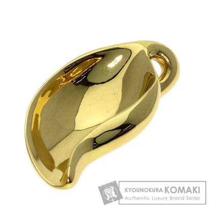 TIFFANY&Co. Leaf Elsa Peretti Pendant top K18 Yellow Gold Ladies [Used]