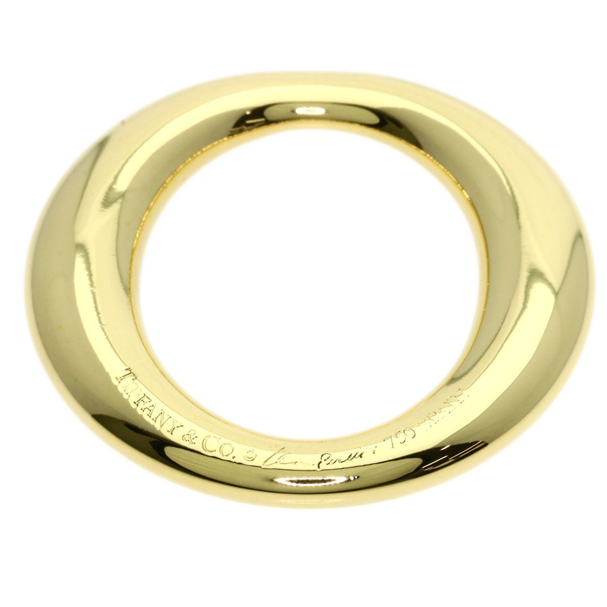 TIFFANY&Co. Sebiana Pendant top K18 Yellow Gold Ladies [Used]