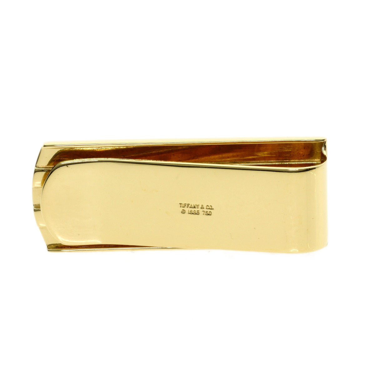 TIFFANY&Co. vintage Money clip K18 Yellow Gold Ladies [Used]