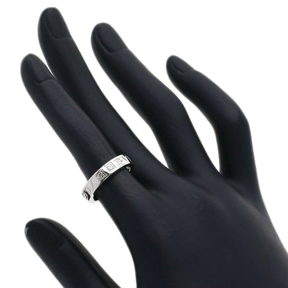 BVLGARI Double logo Diamond Ring K18 White Gold Ladies [Used]