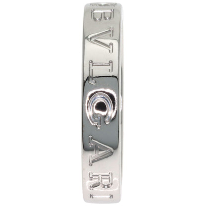 BVLGARI Double logo 1P Diamond Ring K18 White Gold Ladies [Used]