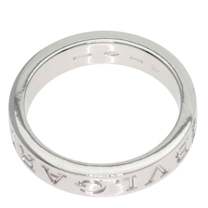 BVLGARI Double logo 1P Diamond Ring K18 White Gold Ladies [Used]