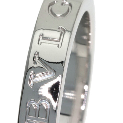 BVLGARI Double logo 1P Diamond Ring K18 White Gold Ladies [Used]