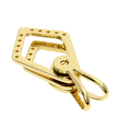 WALTHAM swing diamond Pendant top K18 Yellow Gold Ladies [Used]