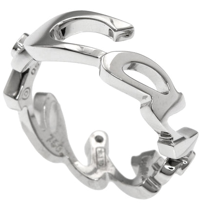 CARTIER Signature Diamond #50 Ring K18 White Gold Ladies [Used]