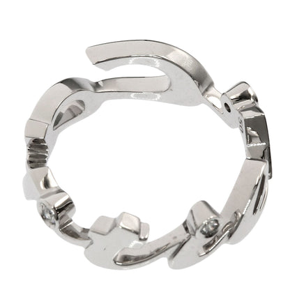 CARTIER Signature Diamond #50 Ring K18 White Gold Ladies [Used]