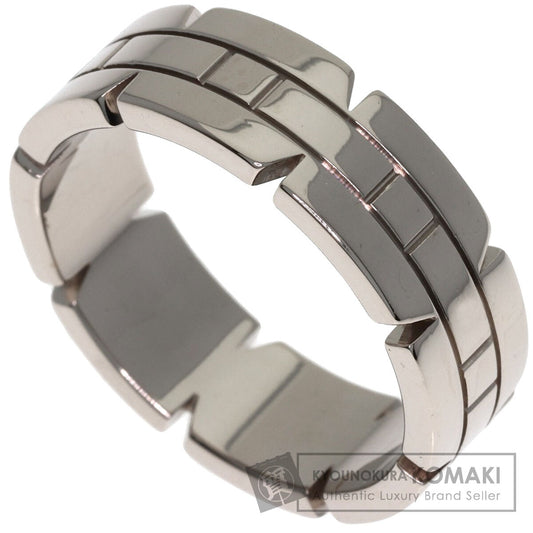 CARTIER Tank Française #62 Ring K18 White Gold Ladies [Used]