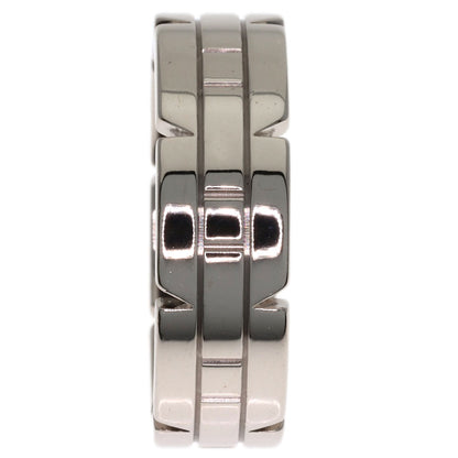 CARTIER Tank Française #62 Ring K18 White Gold Ladies [Used]
