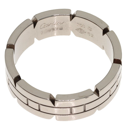 CARTIER Tank Française #62 Ring K18 White Gold Ladies [Used]