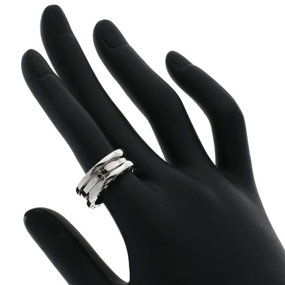 BVLGARI B.zero1 2 band #53 Ring K18 White Gold Ladies [Used]