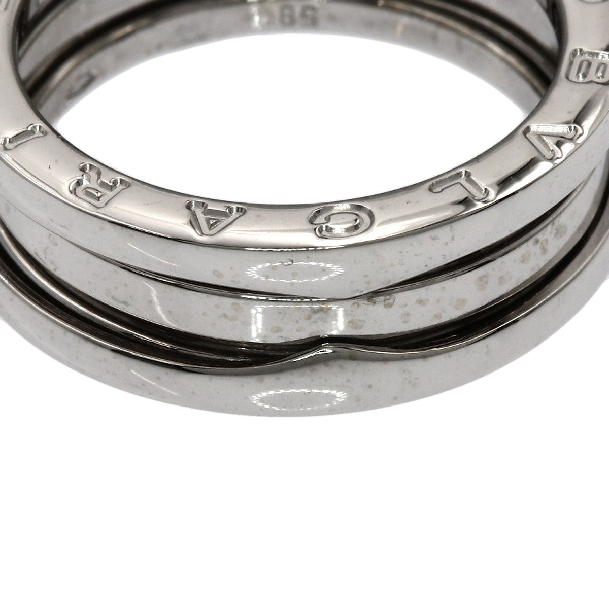 BVLGARI B.zero1 2 band #58 Ring K18 White Gold Ladies [Used]