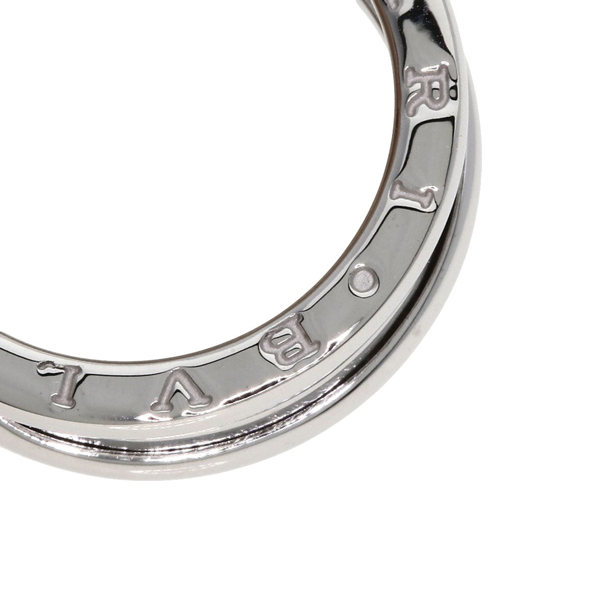 BVLGARI B.zero1 2 band #59 Ring K18 White Gold Ladies [Used]