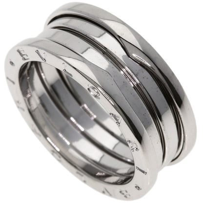 BVLGARI B.zero1 3 Bands #58 Ring K18 White Gold Ladies [Used]