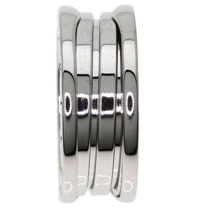 BVLGARI B.zero1 3 Bands #58 Ring K18 White Gold Ladies [Used]