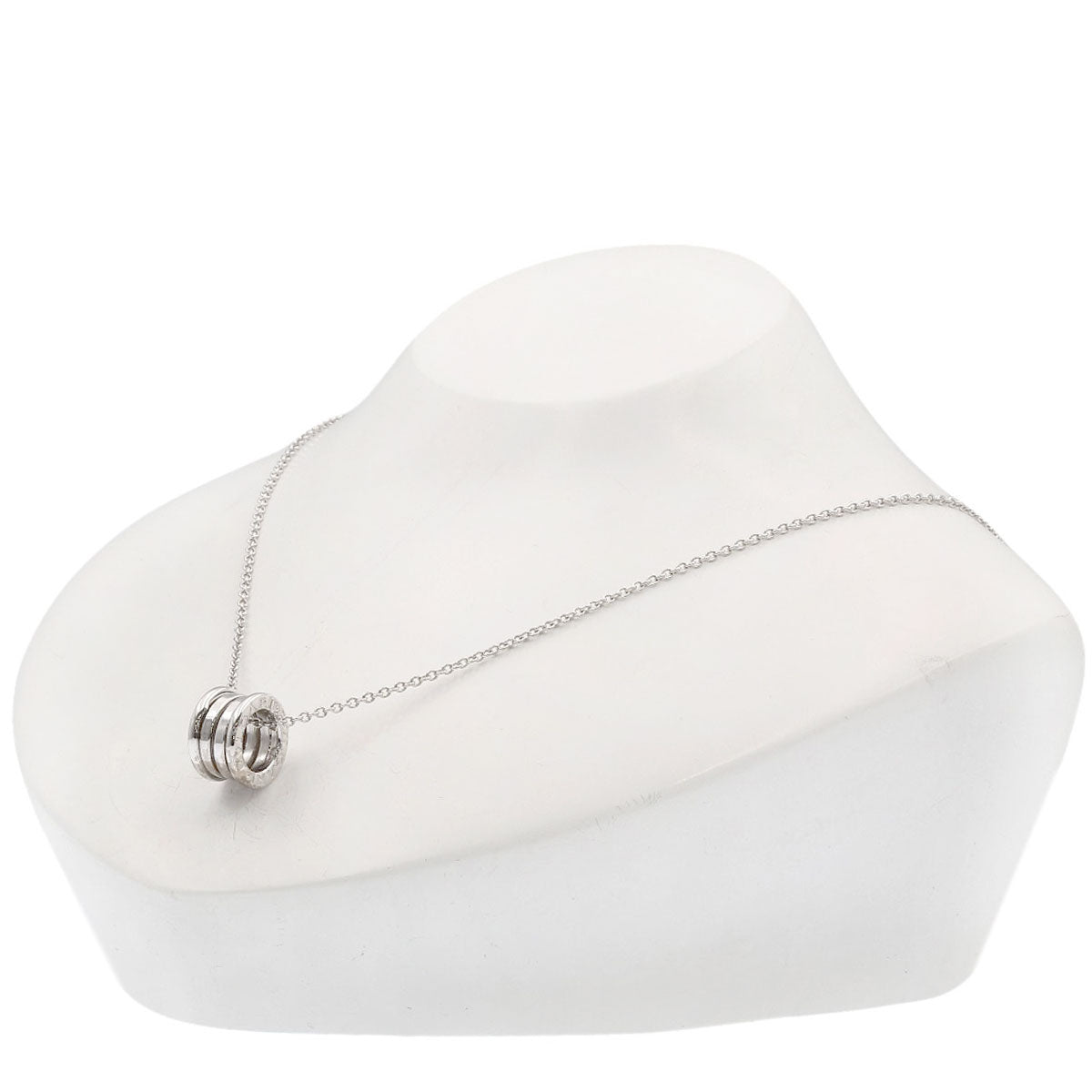 BVLGARI B.zero1 Necklace K18 White Gold Ladies [Used]
