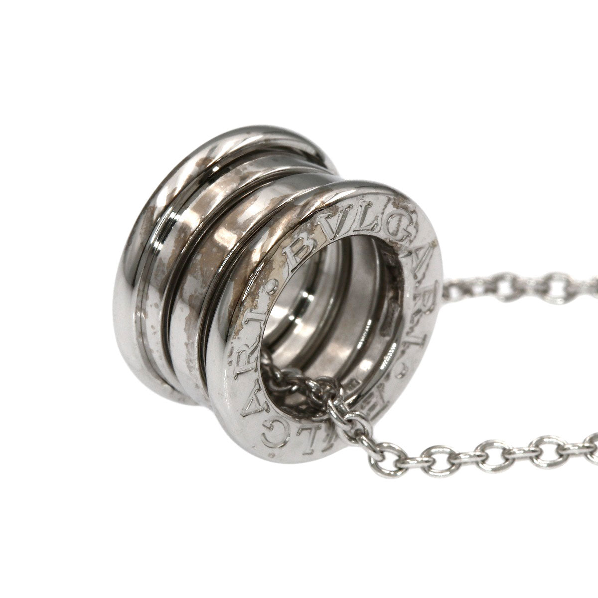 BVLGARI B.zero1 Necklace K18 White Gold Ladies [Used]