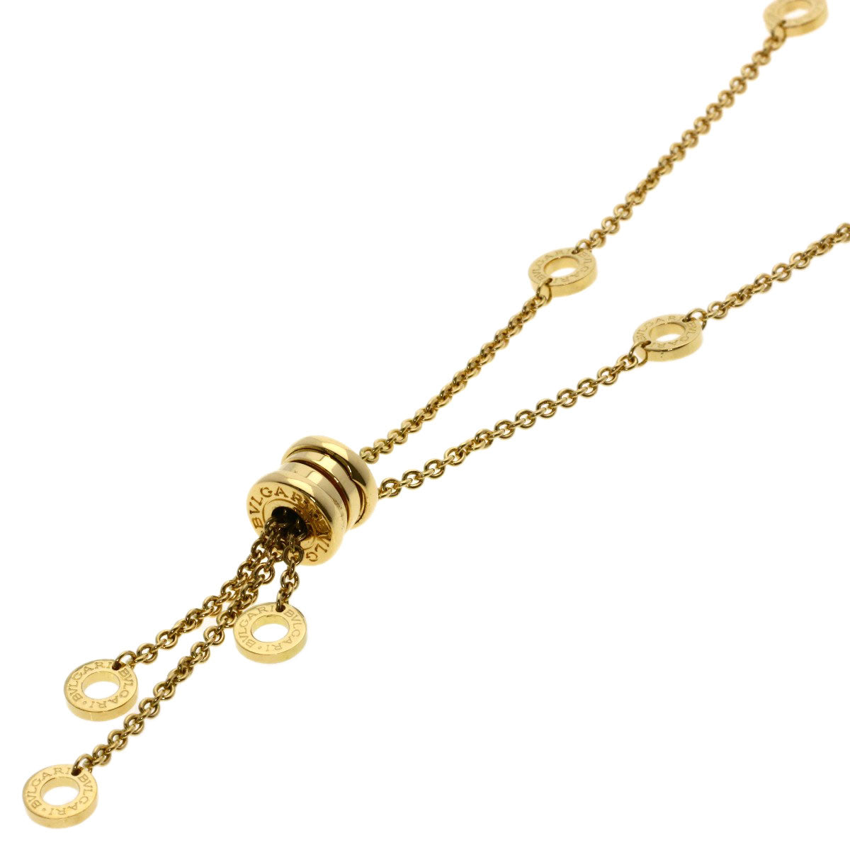 BVLGARI B.zero1 element Necklace K18 Yellow Gold Ladies [Used]