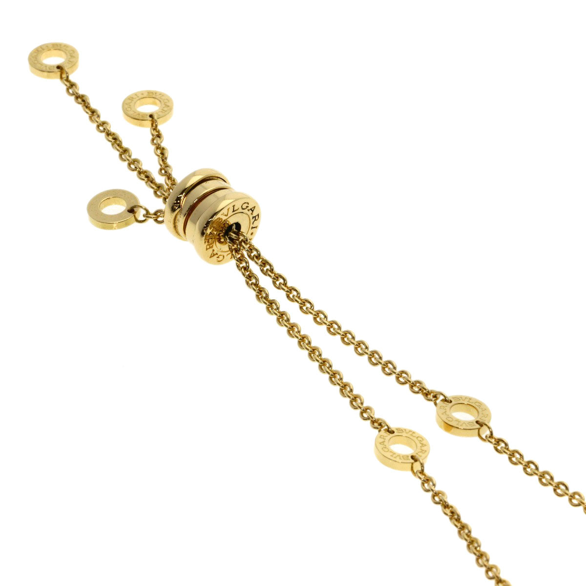 BVLGARI B.zero1 element Necklace K18 Yellow Gold Ladies [Used]