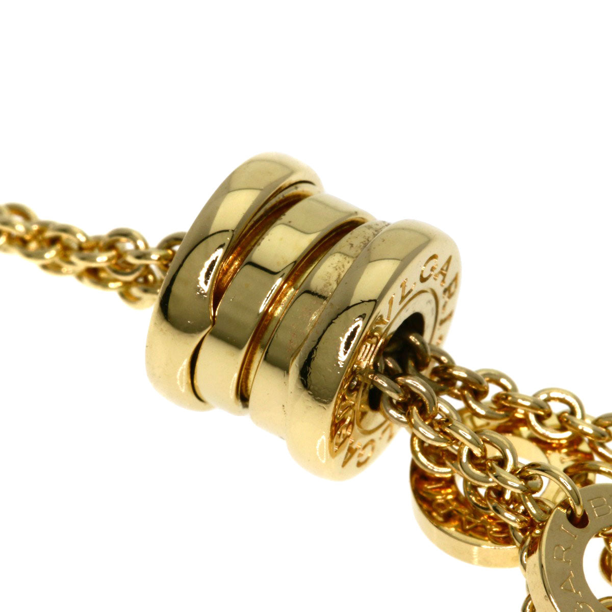 BVLGARI B.zero1 element Necklace K18 Yellow Gold Ladies [Used]