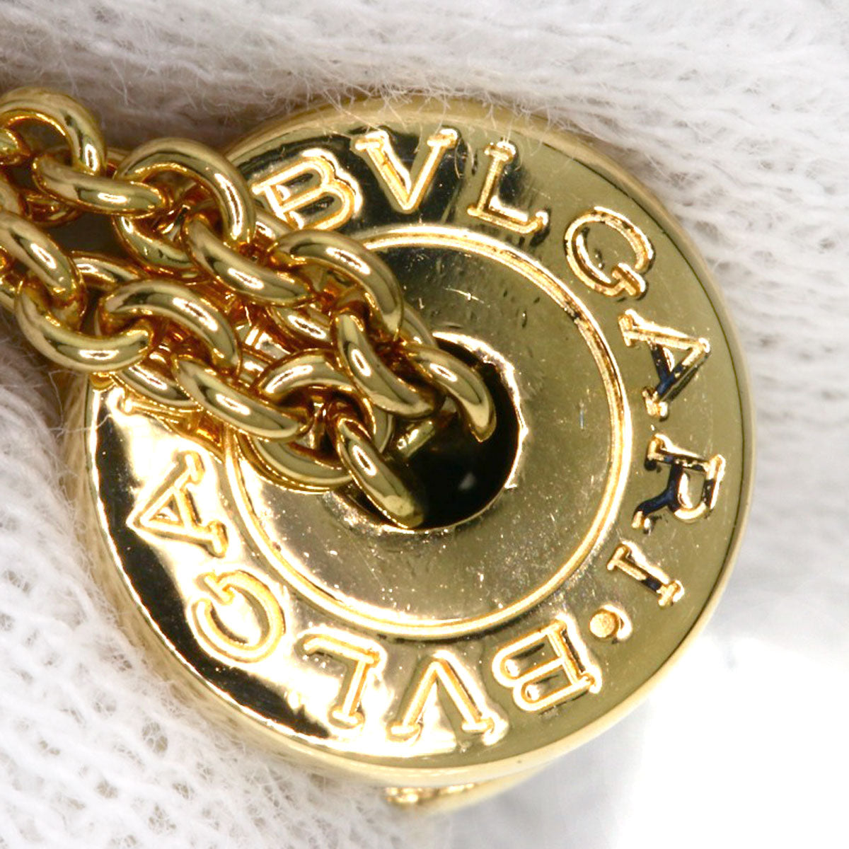 BVLGARI B.zero1 element Necklace K18 Yellow Gold Ladies [Used]