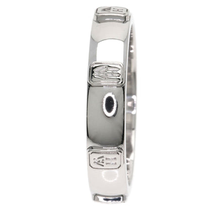HARRY WINSTON HW logo band Diamond Ring K18 White Gold Ladies [Used]
