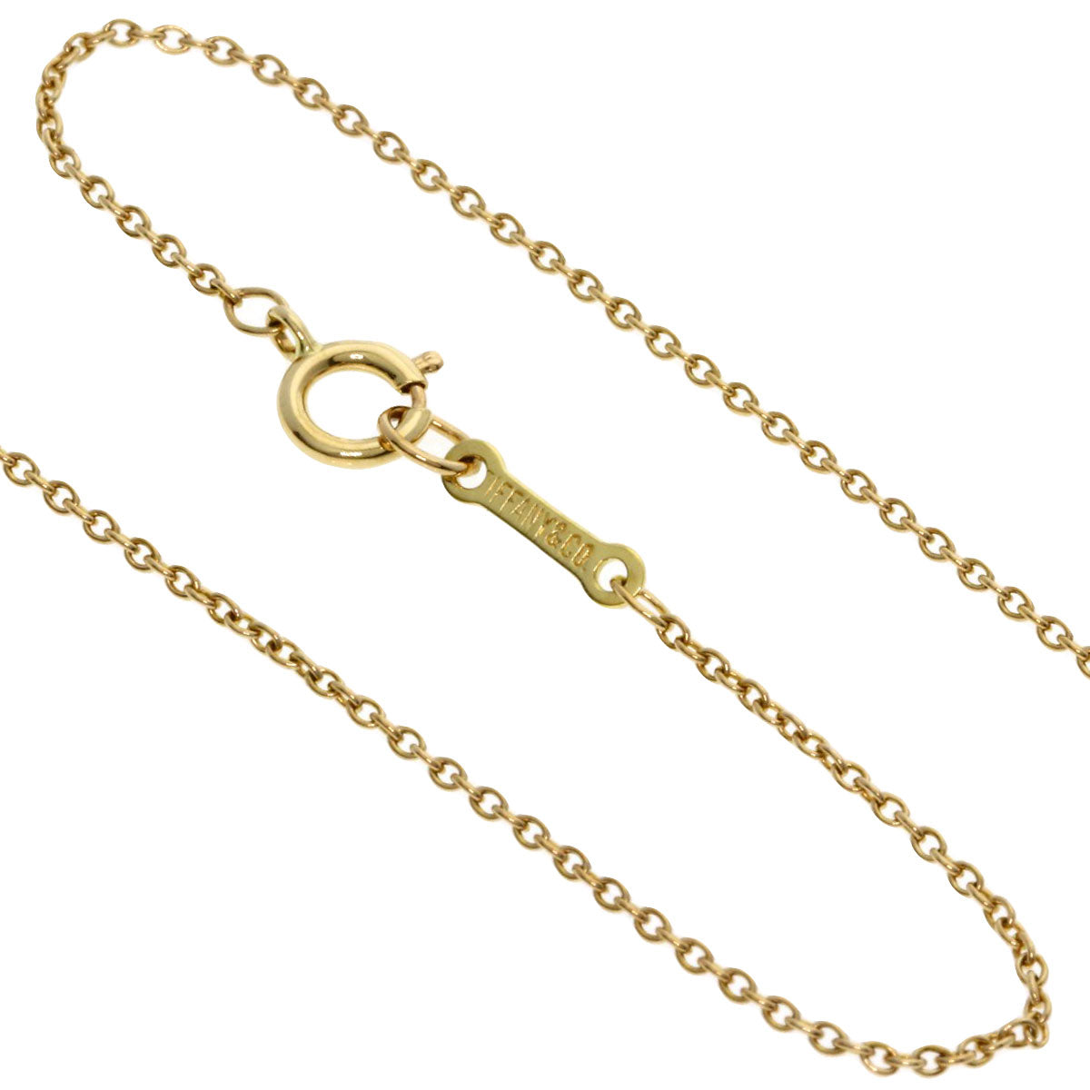 TIFFANY&Co. Bean Necklace K18 Yellow Gold Ladies [Used]