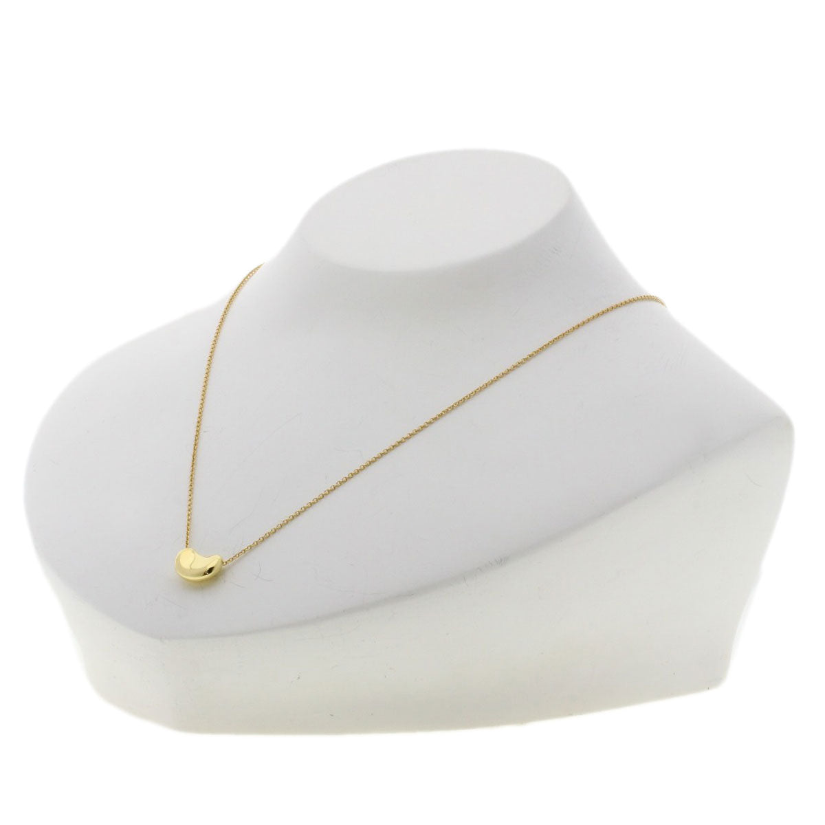 TIFFANY&Co. Bean Necklace K18 Yellow Gold Ladies [Used]