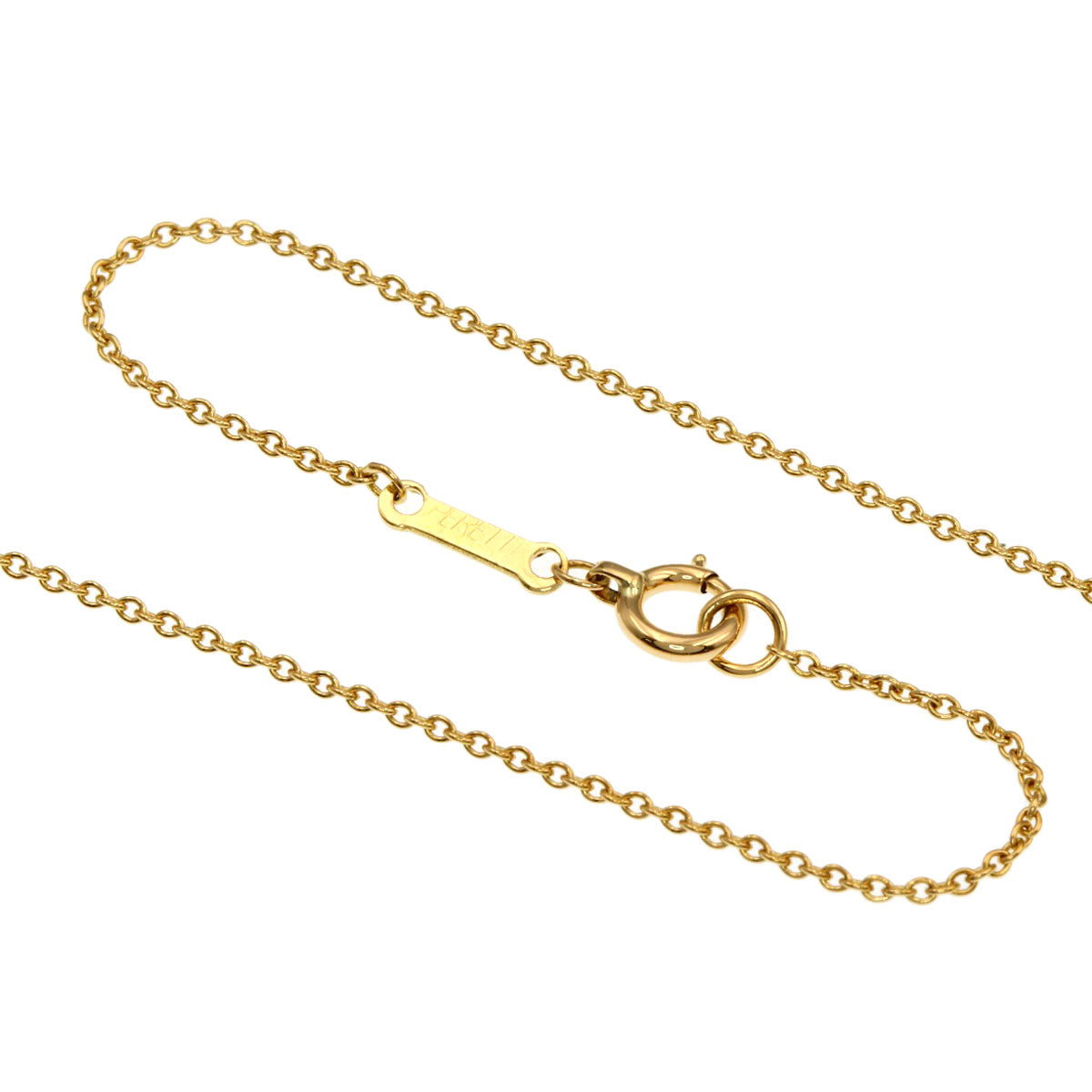 TIFFANY&Co. Bean Necklace K18 Yellow Gold Ladies [Used]