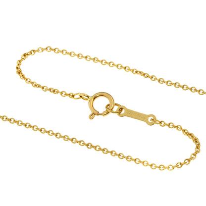 TIFFANY&Co. Bean Necklace K18 Yellow Gold Ladies [Used]