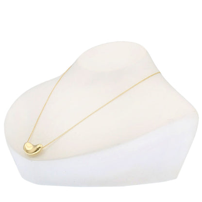 TIFFANY&Co. Bean Necklace K18 Yellow Gold Ladies [Used]