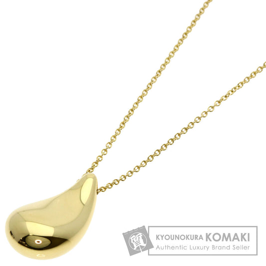 TIFFANY&Co. teardrop Necklace K18 Yellow Gold Ladies [Used]
