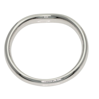 TIFFANY&Co. Curved band Ring Platinum PT950 Ladies [Used]