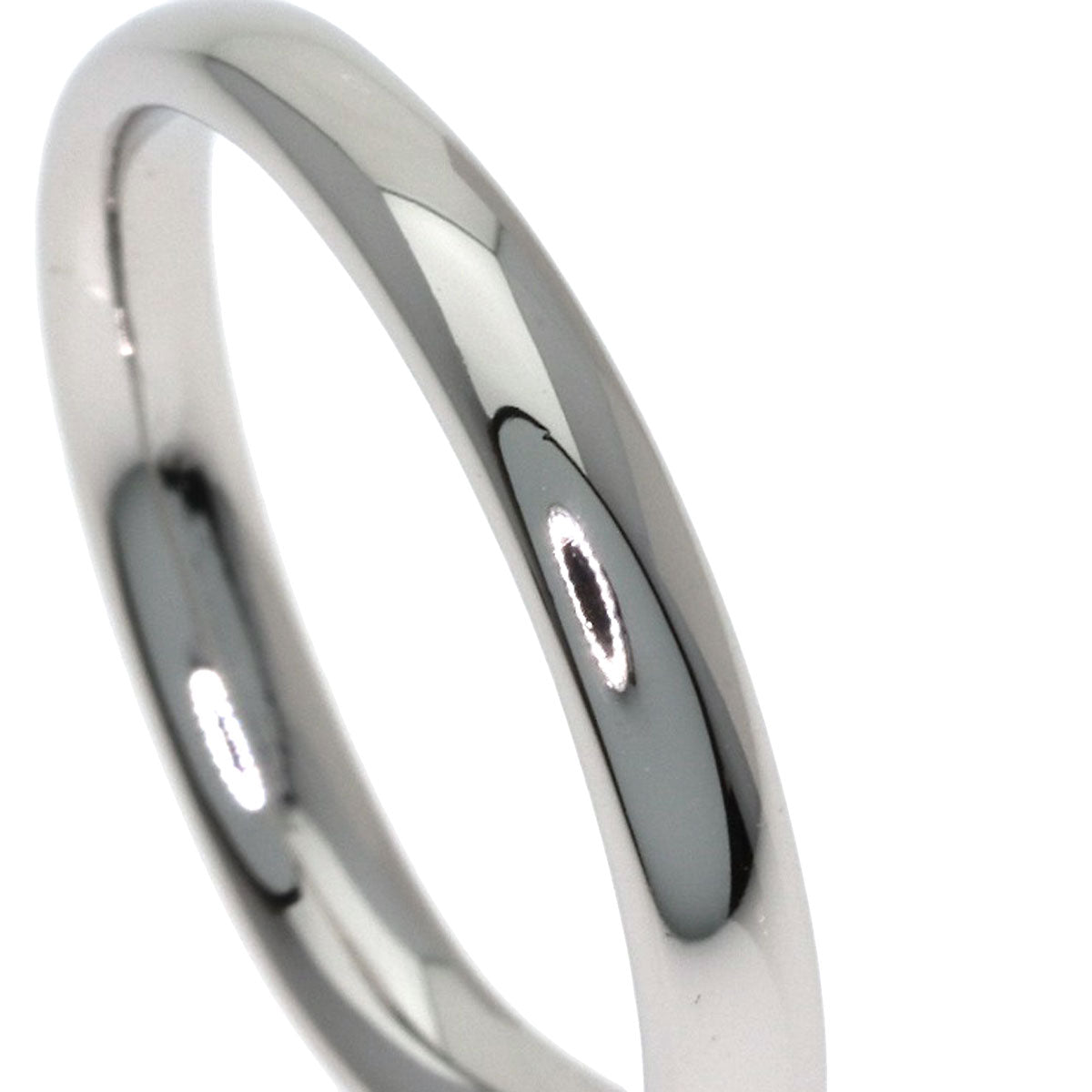 TIFFANY&Co. Curved band Ring Platinum PT950 Ladies [Used]