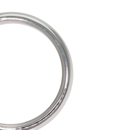 TIFFANY&Co. Curved Band 1P Diamond Ring Platinum PT950 Ladies [Used]