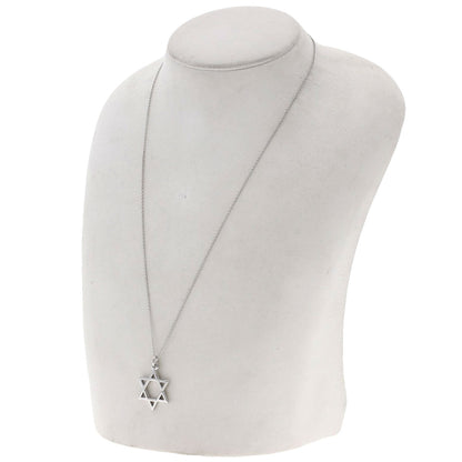 TIFFANY&Co. David Necklace K18 White Gold Ladies [Used]