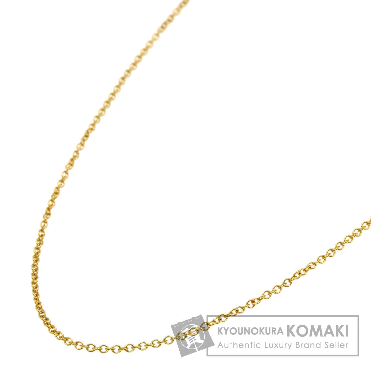 TIFFANY&Co. Chain 16.1" Necklace K18 Yellow Gold Ladies [Used]