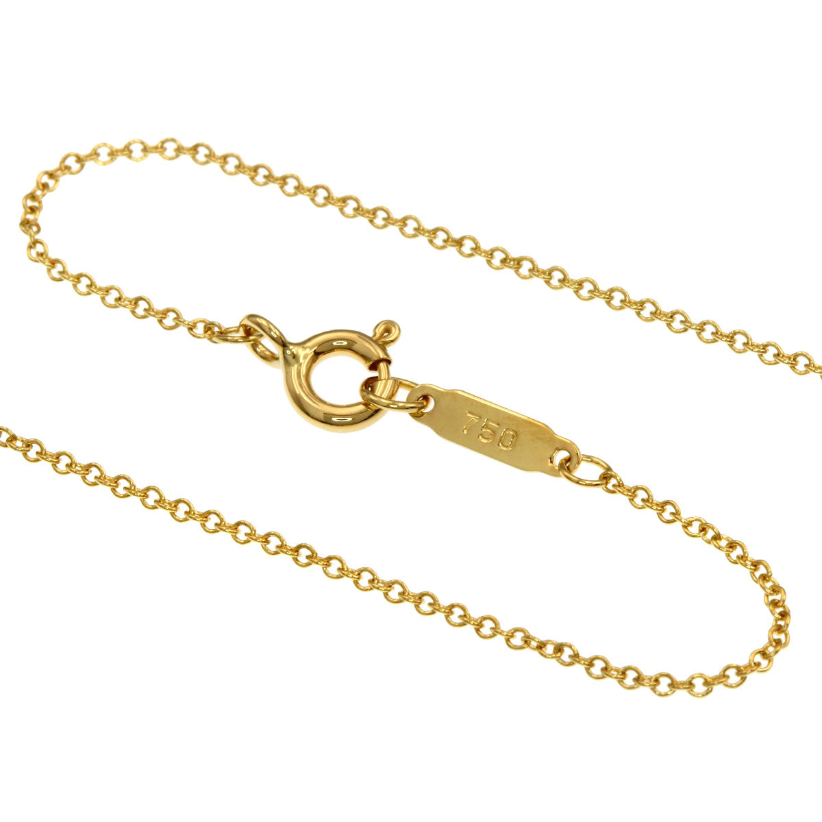 TIFFANY&Co. Chain 16.1" Necklace K18 Yellow Gold Ladies [Used]