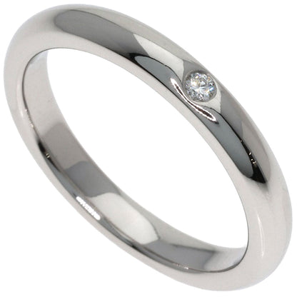 TIFFANY&Co. Stacking band 1P Diamond Ring Platinum PT950 Ladies [Used]