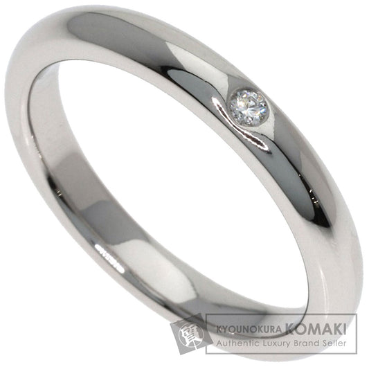 TIFFANY&Co. Stacking band 1P Diamond Ring Platinum PT950 Ladies [Used]
