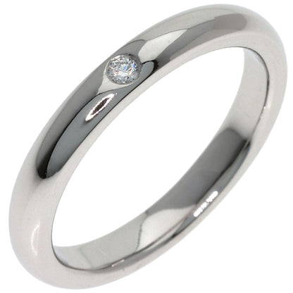 TIFFANY&Co. Stacking band 1P Diamond Ring Platinum PT950 Ladies [Used]