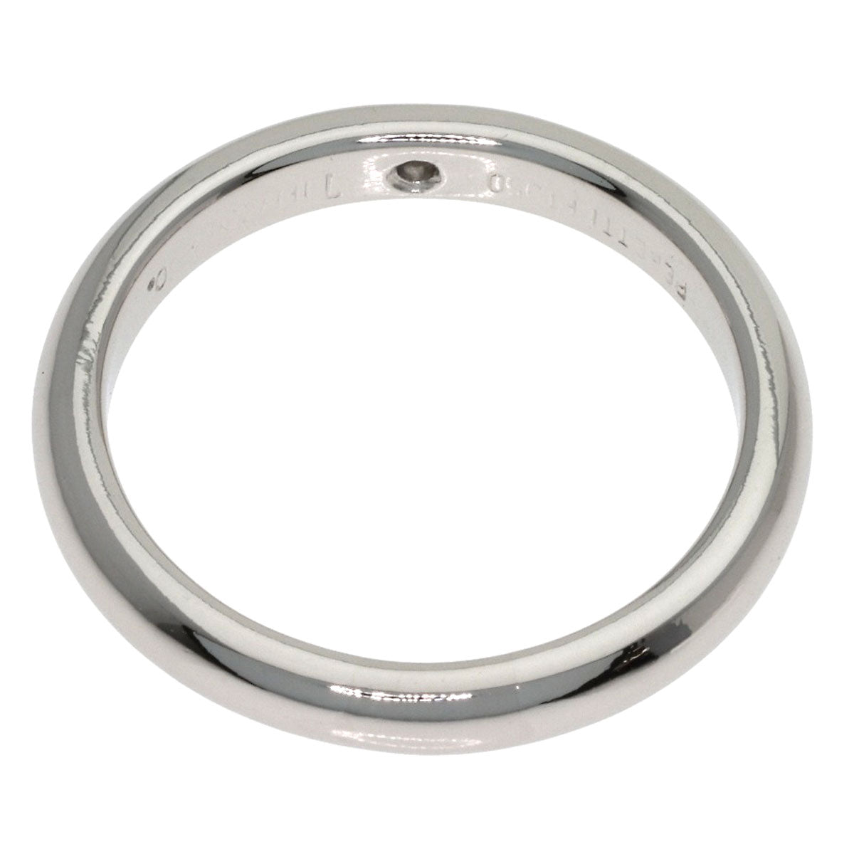 TIFFANY&Co. Stacking band 1P Diamond Ring Platinum PT950 Ladies [Used]