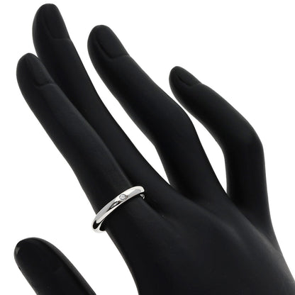 TIFFANY&Co. Stacking band 1P Diamond Ring Platinum PT950 Ladies [Used]