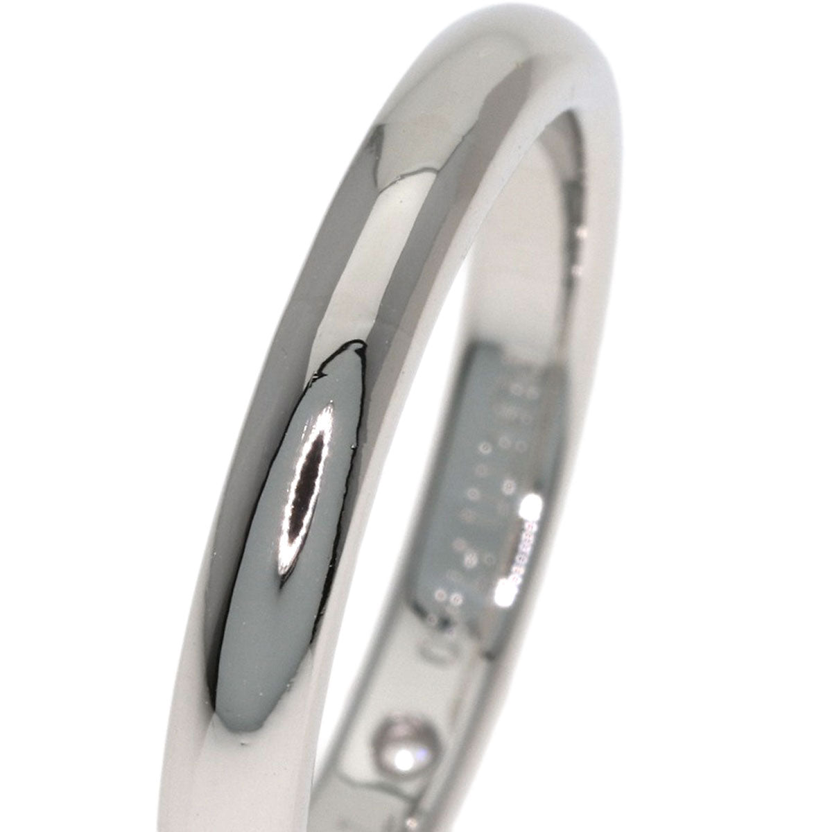 TIFFANY&Co. Stacking band 1P Diamond Ring Platinum PT950 Ladies [Used]