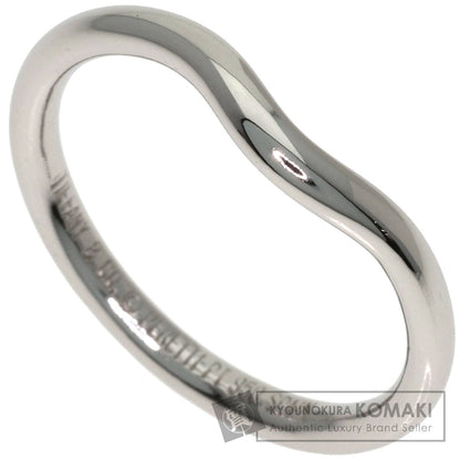 TIFFANY&Co. Curved band Ring Platinum PT950 Ladies [Used]