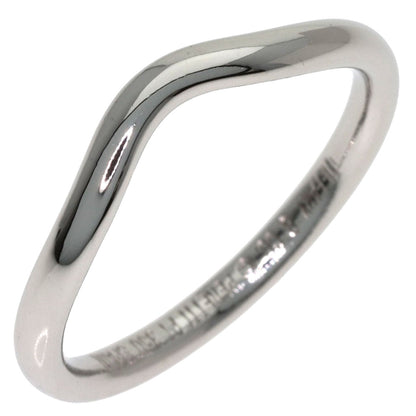 TIFFANY&Co. Curved band Ring Platinum PT950 Ladies [Used]