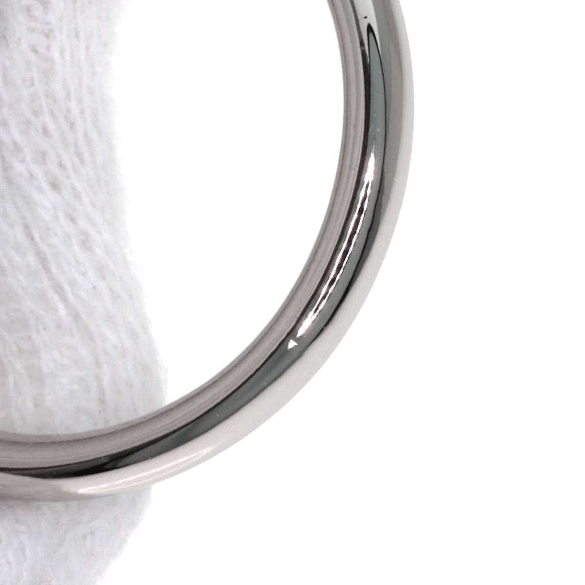 TIFFANY&Co. Curved band Ring Platinum PT950 Ladies [Used]