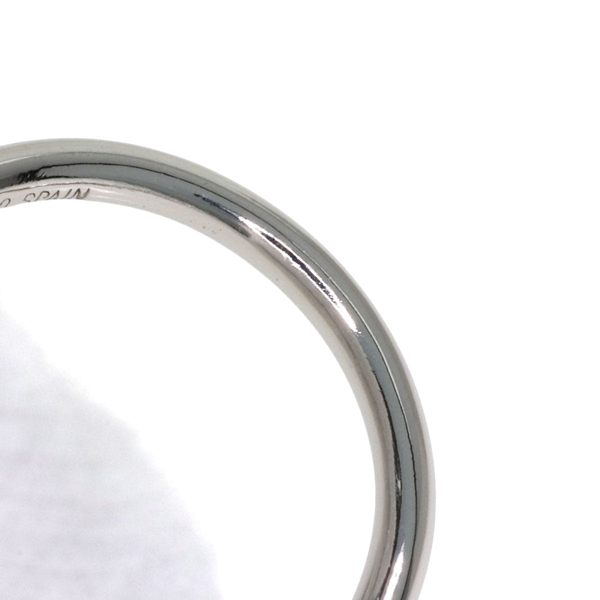 TIFFANY&Co. Curved band Ring Platinum PT950 Ladies [Used]
