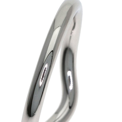 TIFFANY&Co. Curved band Ring Platinum PT950 Ladies [Used]